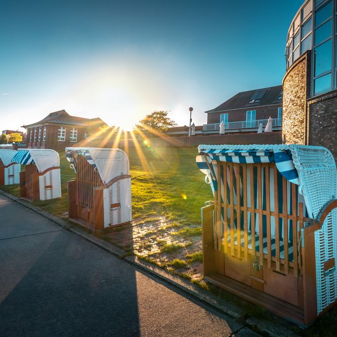 Strandkörbe am Südstrand Wilhelmshaven