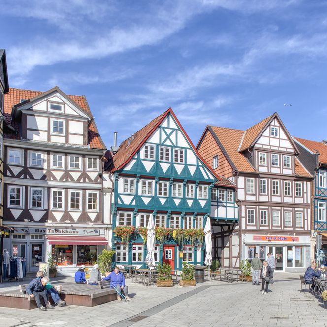 Die historische Straße Krambuden in Wolfenbüttel
