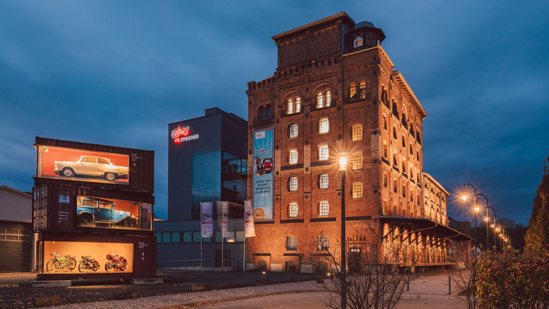 PS Speicher Einbeck bei Nacht