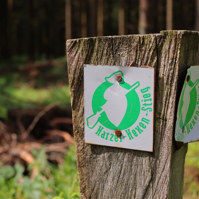Harzer Hexenstieg Schild klein