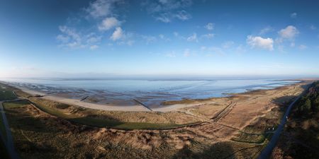 Luftbild vom Wattenmeer