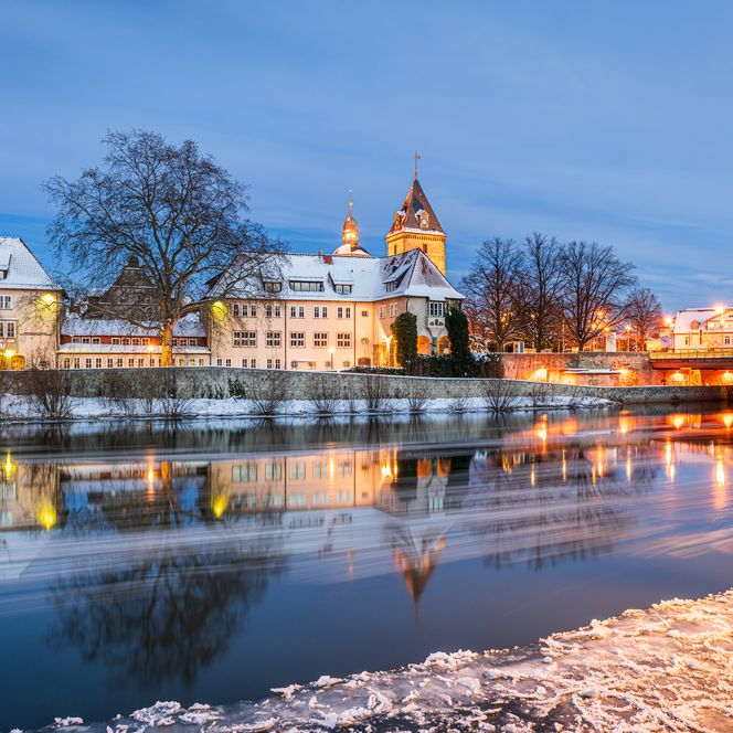 Hamelen in de winter