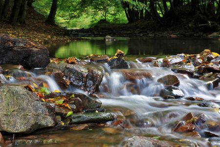 Bachlauf im Naturpark Münden