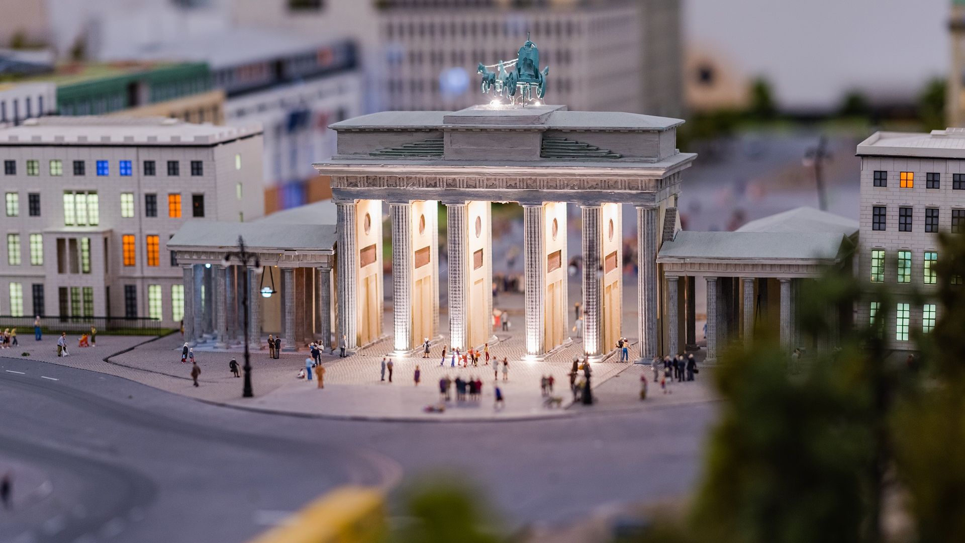 Das Bild zeigt ein Teil der Ausstellung im Leeraner Miniaturland