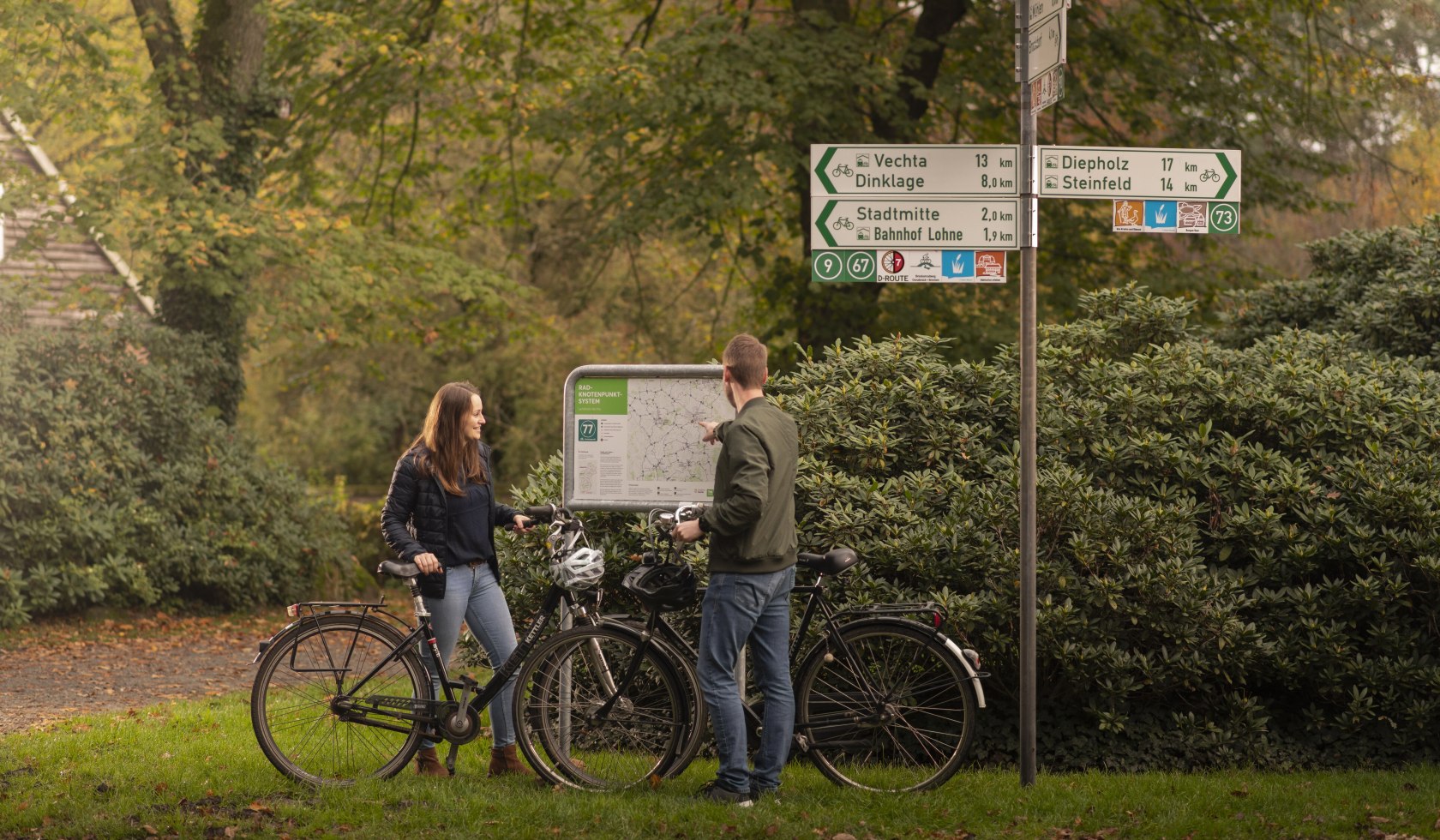 Fietsen op nummers in Vechta, © Landkreis Vechta