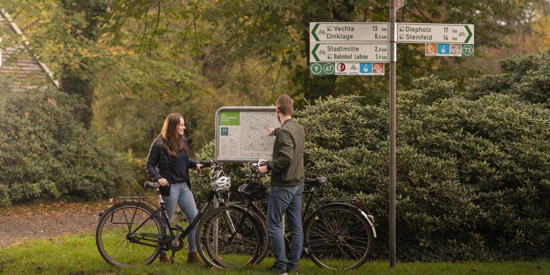 Fietsen op nummers in Vechta, © Landkreis Vechta