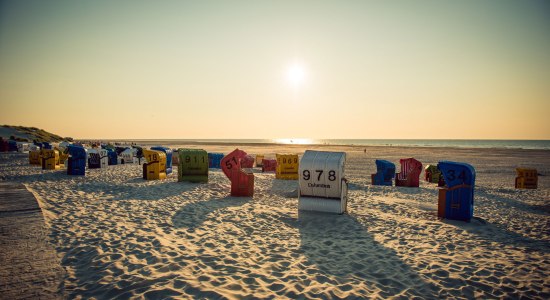 Zonsondergang op Juist, © Kurverwaltung Juist