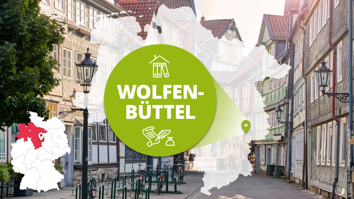 Kaart Wolfenbüttel