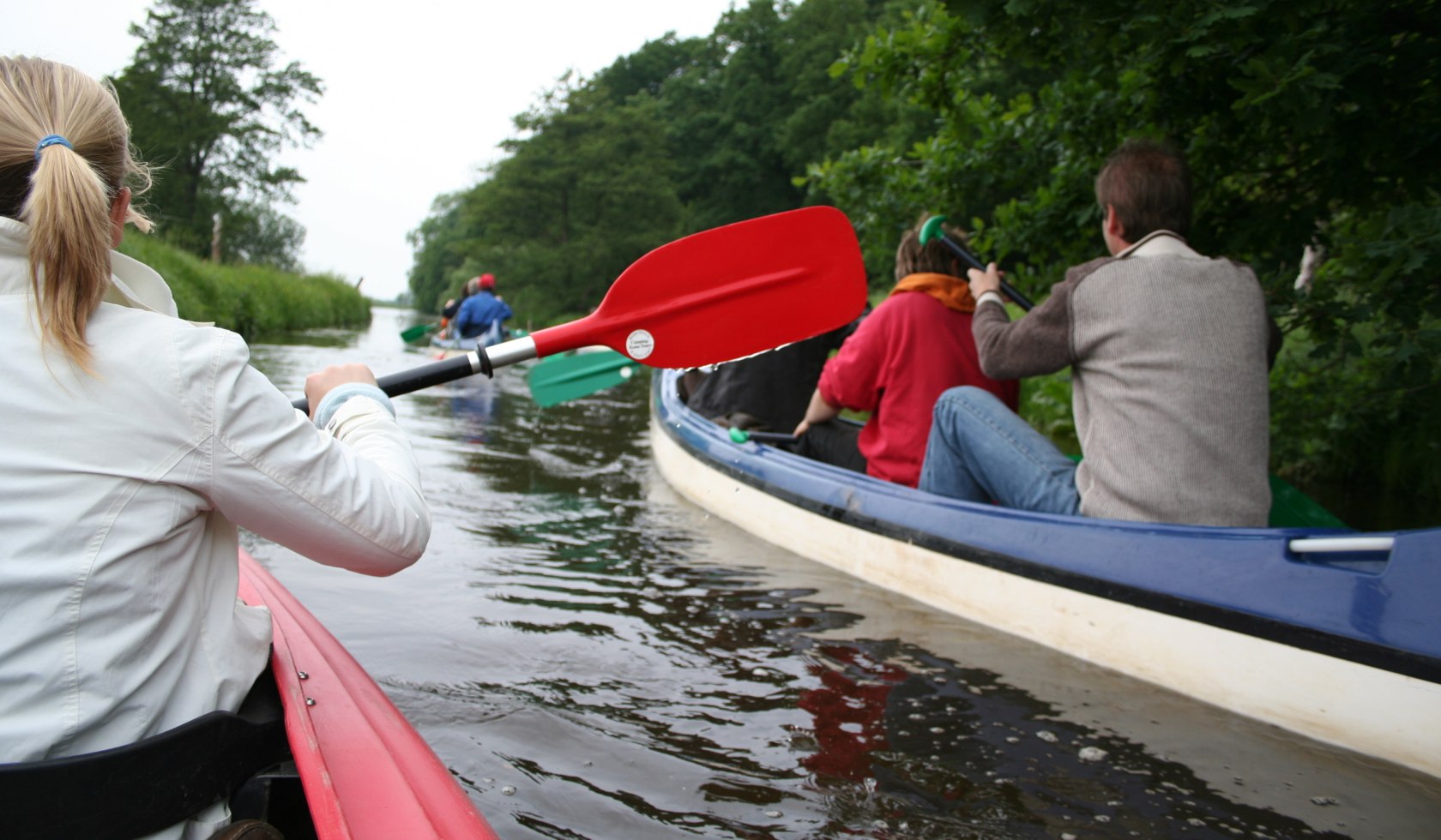 Kanogroep in de Mittelweser regio, © Mittelweser Touristik GmbH