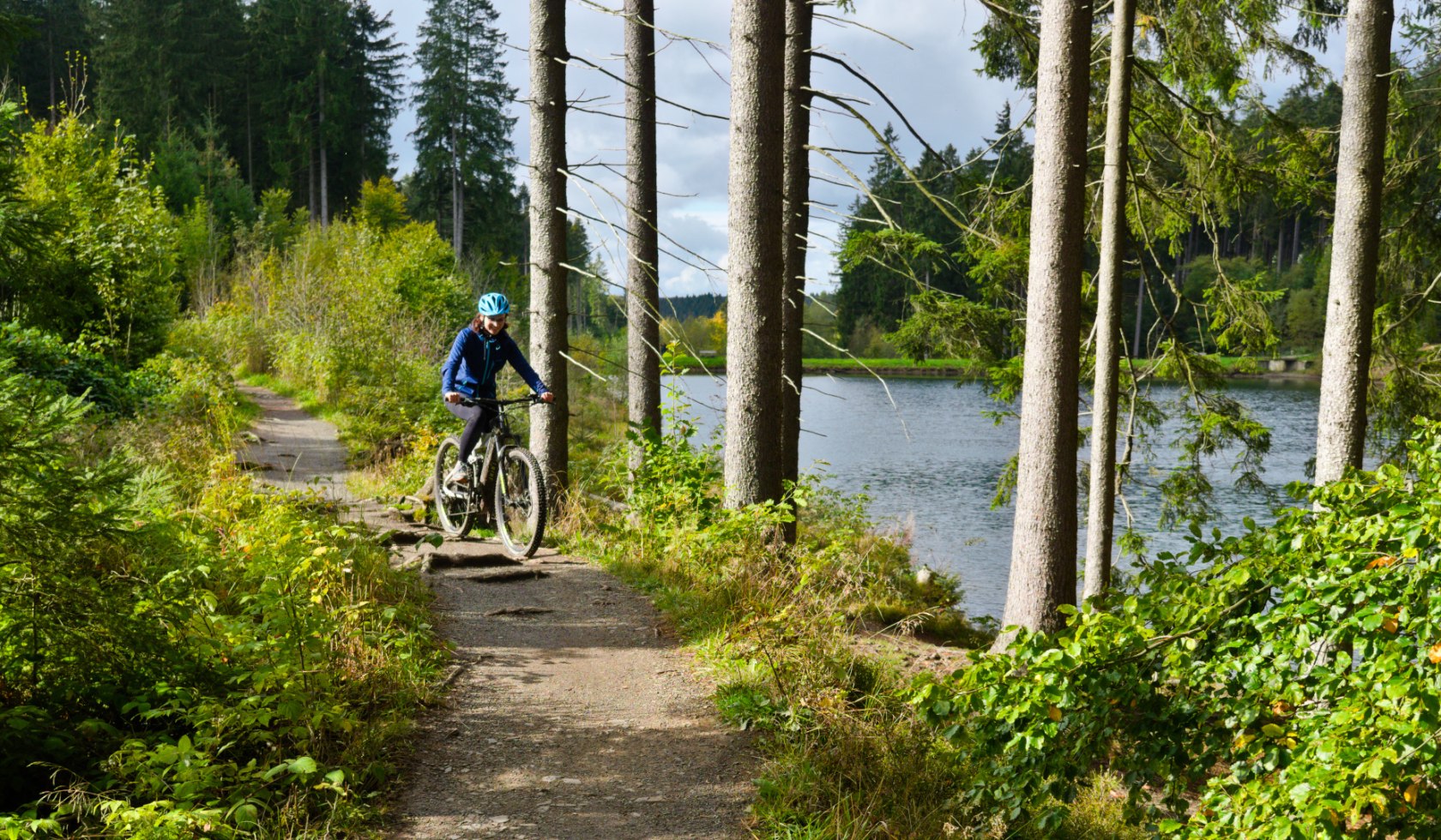 Mountainbiken in der Oberharzer Wasserwirtschaft, © Janna Kamphof