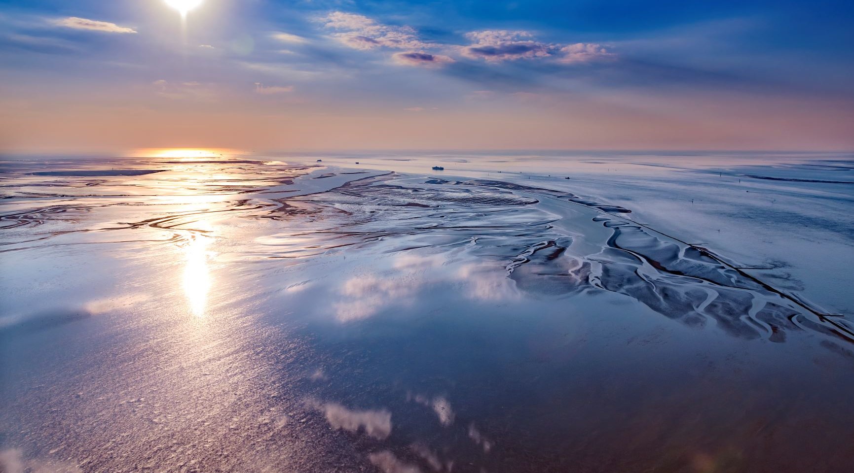 Waddenzee Werelderfgoed Cuxhaven Luchtfoto, © Martin Elsen