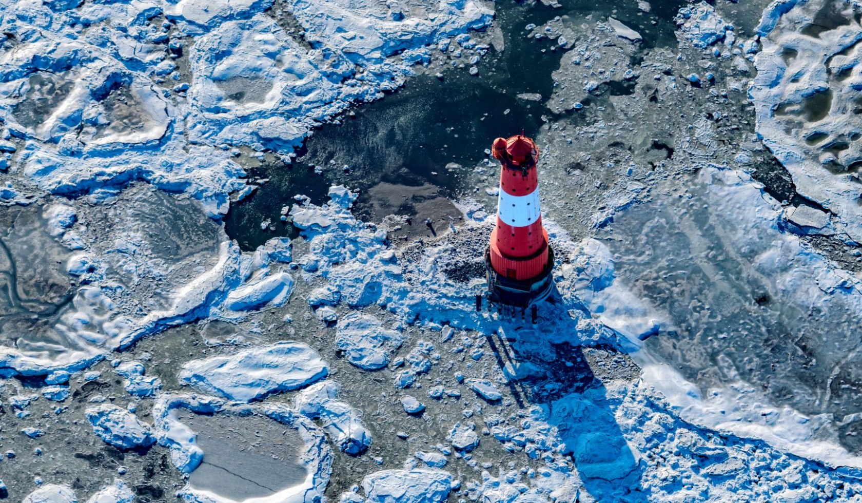 Vuurtoren Arngast luchtfoto, © Martin Elsen