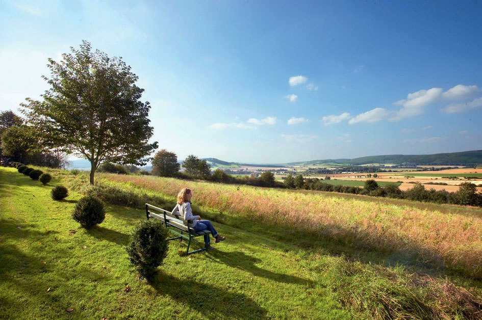 Uitzicht vanaf de Deister in het Calenberger Land, © Hannover Marketing &amp; Tourismus GmbH/ Christian Wyrwa