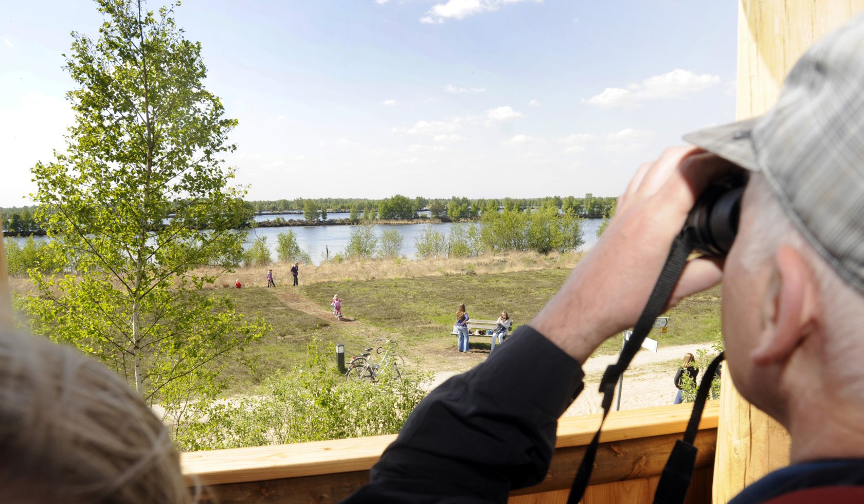 Vogels kijken, © Naturpark Moor / Foto Franz