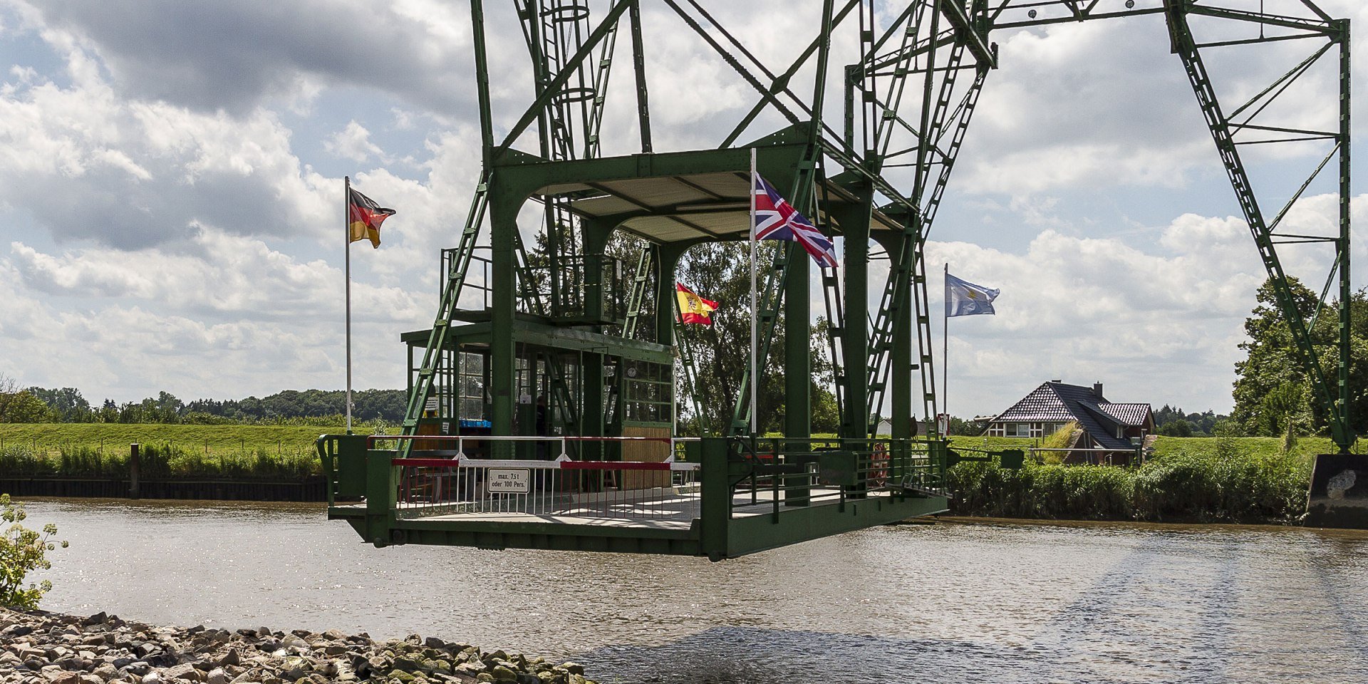 Schwebefähre Osten-Hemmoor, © OsteFoto / Karl-Heinz Brinkmann