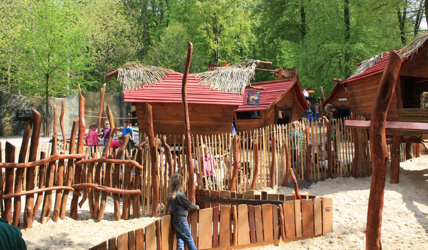 Het kinderboerderijlandschap in de dierentuin van Osnabrück, © Zoo Osnabrück