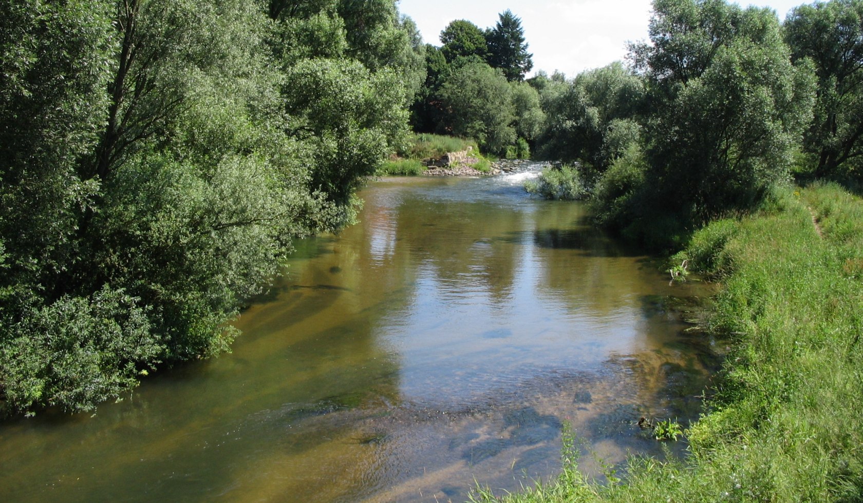 Stroomversnellingen in de Oker bij Hillerse, © www.boots-touren.de