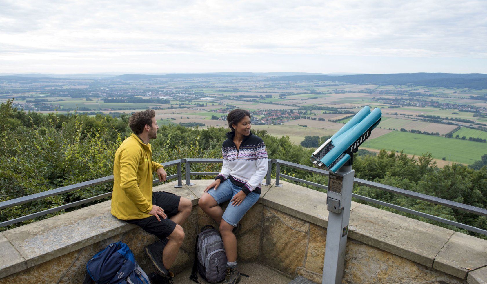 Uitzicht op de Paschenburg NL, © Touristikzentrum Westliches Weserbergland / Jens König