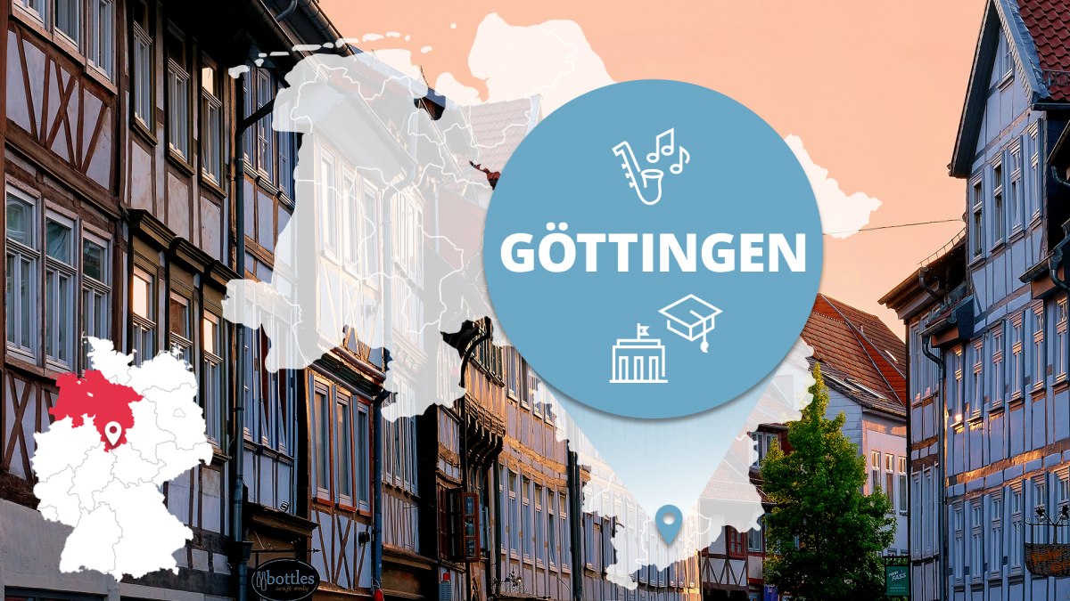 Kaart Göttingen