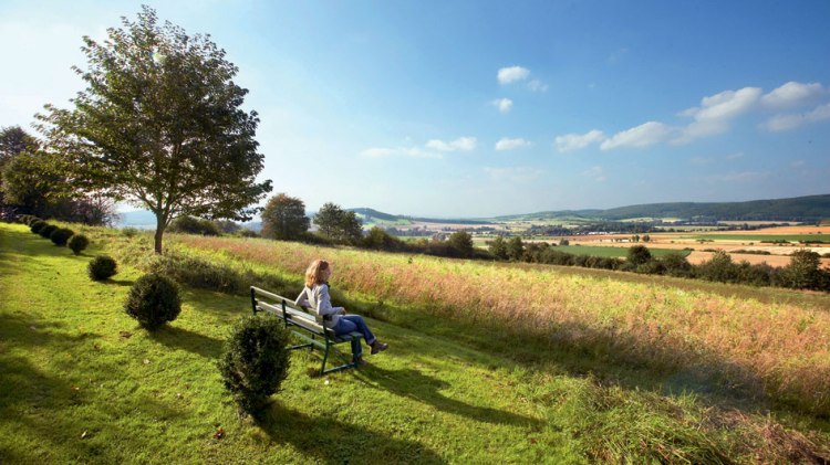 Uitzicht vanaf de Deister in het Calenberger Land, © Hannover Marketing &amp; Tourismus GmbH/ Christian Wyrwa