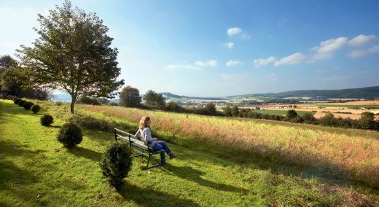 Uitzicht vanaf de Deister in het Calenberger Land, © Hannover Marketing &amp; Tourismus GmbH/ Christian Wyrwa
