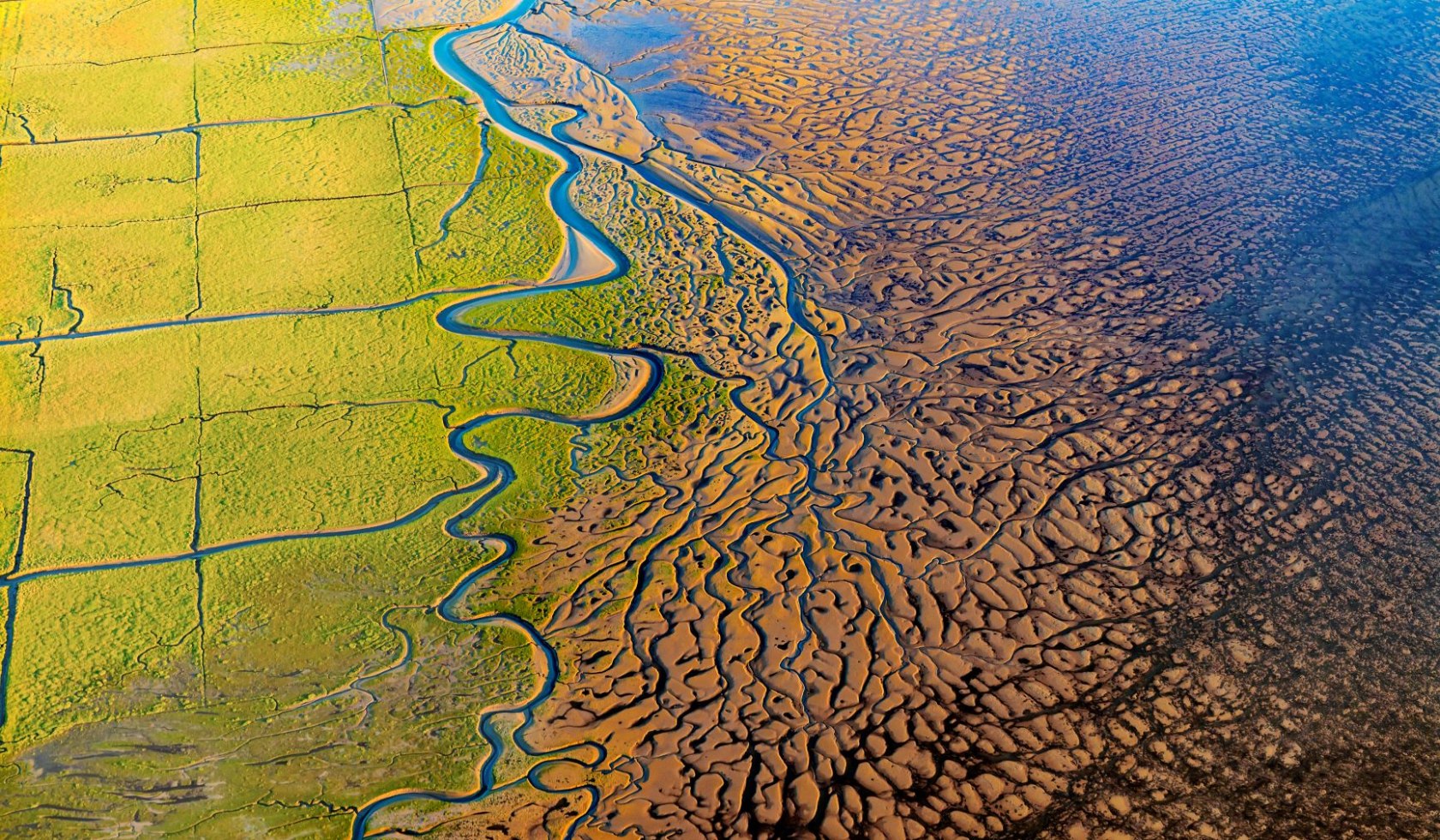 Waddenzee Wereldnatuurerfgoed Luchtvaart, © Martin Elsen