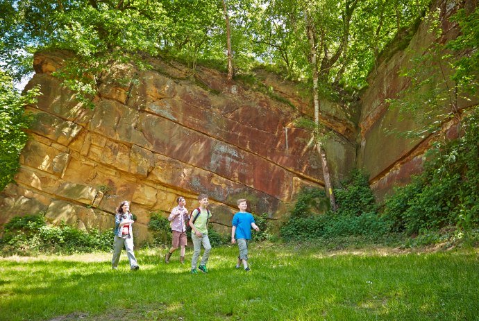 Wandelaars in de Graafschap Bentheim