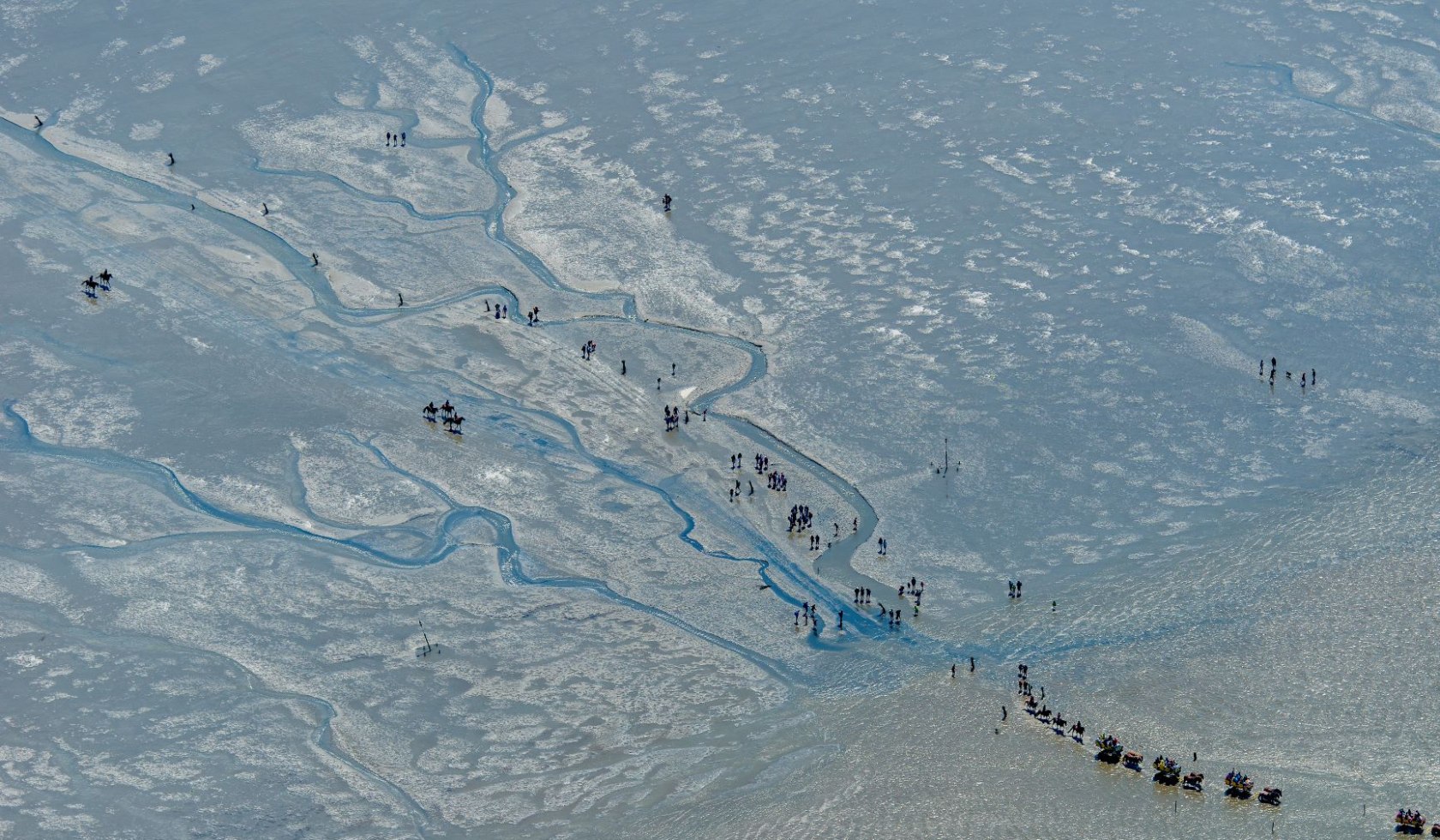 Spatwandeling Cuxhaven luchtfoto, © Martin Elsen