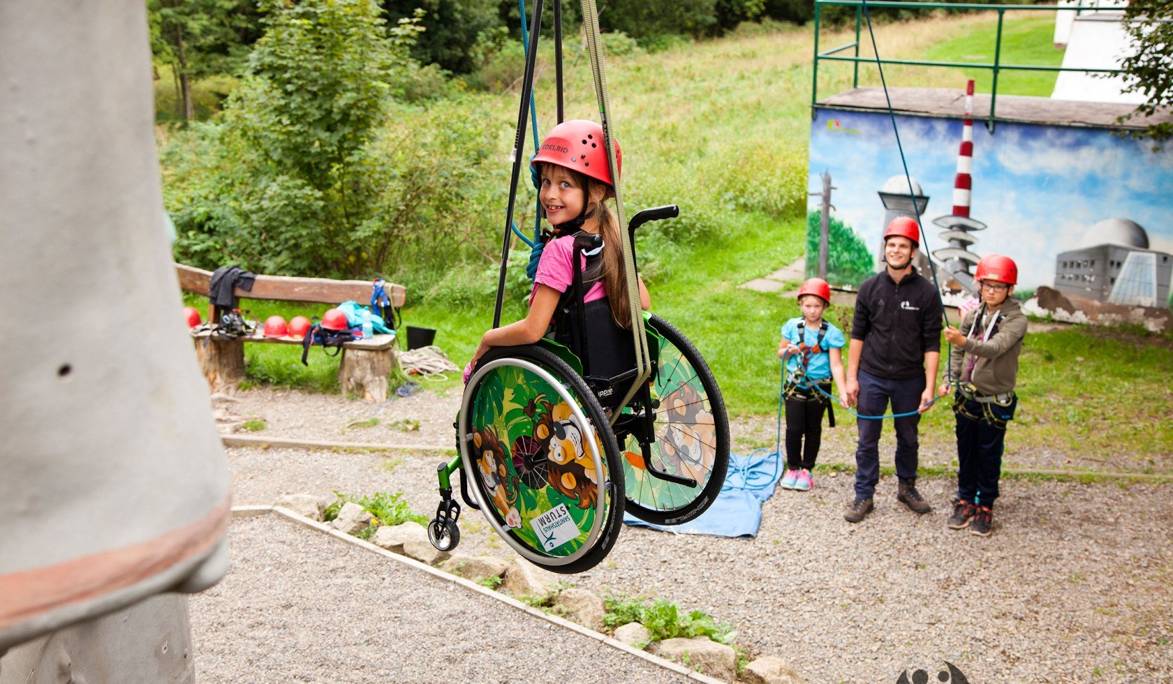 Rolstoelklimmen op de toren, © erlebnistage Harz / Markus Hennemann