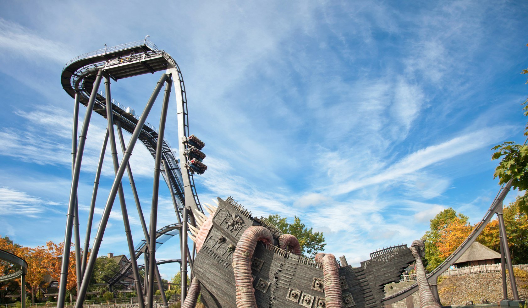 KRAKE-achtbaan in het Heide Park, © Heide Park Resort