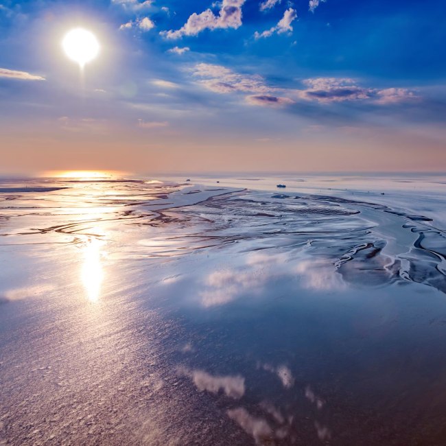 Waddenzee Werelderfgoed Cuxhaven Luchtfoto, © Martin Elsen