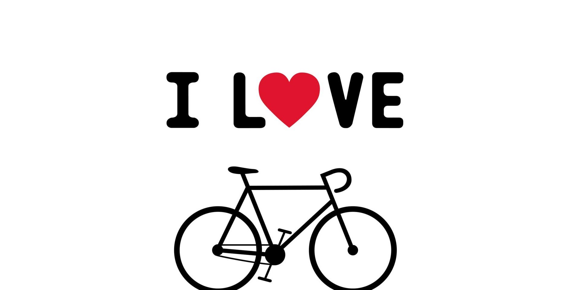 Tekening van een fiets met een hart er overheen, © Fotolia / gubgib Tekening van een fiets met een hart er overheen, © Fotolia / gubgib
