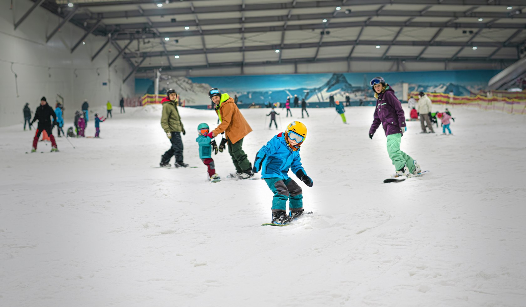 Snowboarden voor kinderen, © Berg & Tal Abenteuer Resort