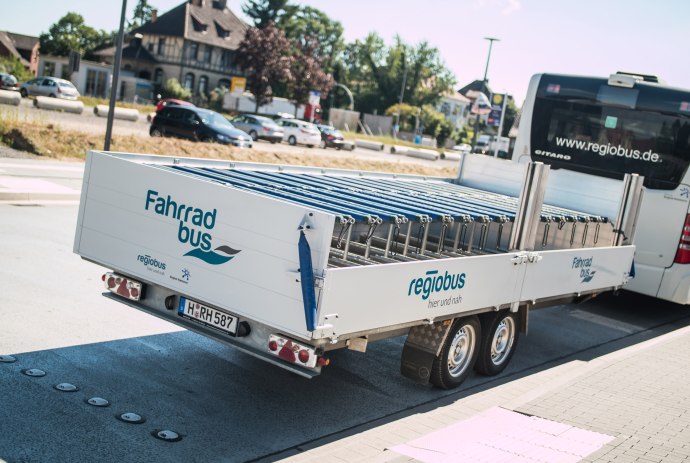 bus met fietskar, © regiobus Hannover GmbH / Nick Langer