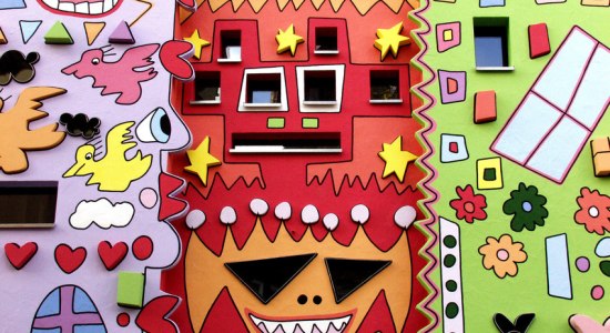 Close-up van een deel van Happy Rizzi House, © Braunschweig Stadtmarketing GmbH / Gisela Rothe