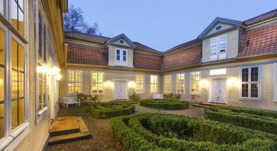 Lessinghaus in Wolfenbüttel. Hier woonde Lessing en schreef veel van zijn boeken. Vandaag een literatuurmuseum., © Stadt Wolfenbüttel / Christian Bierwagen