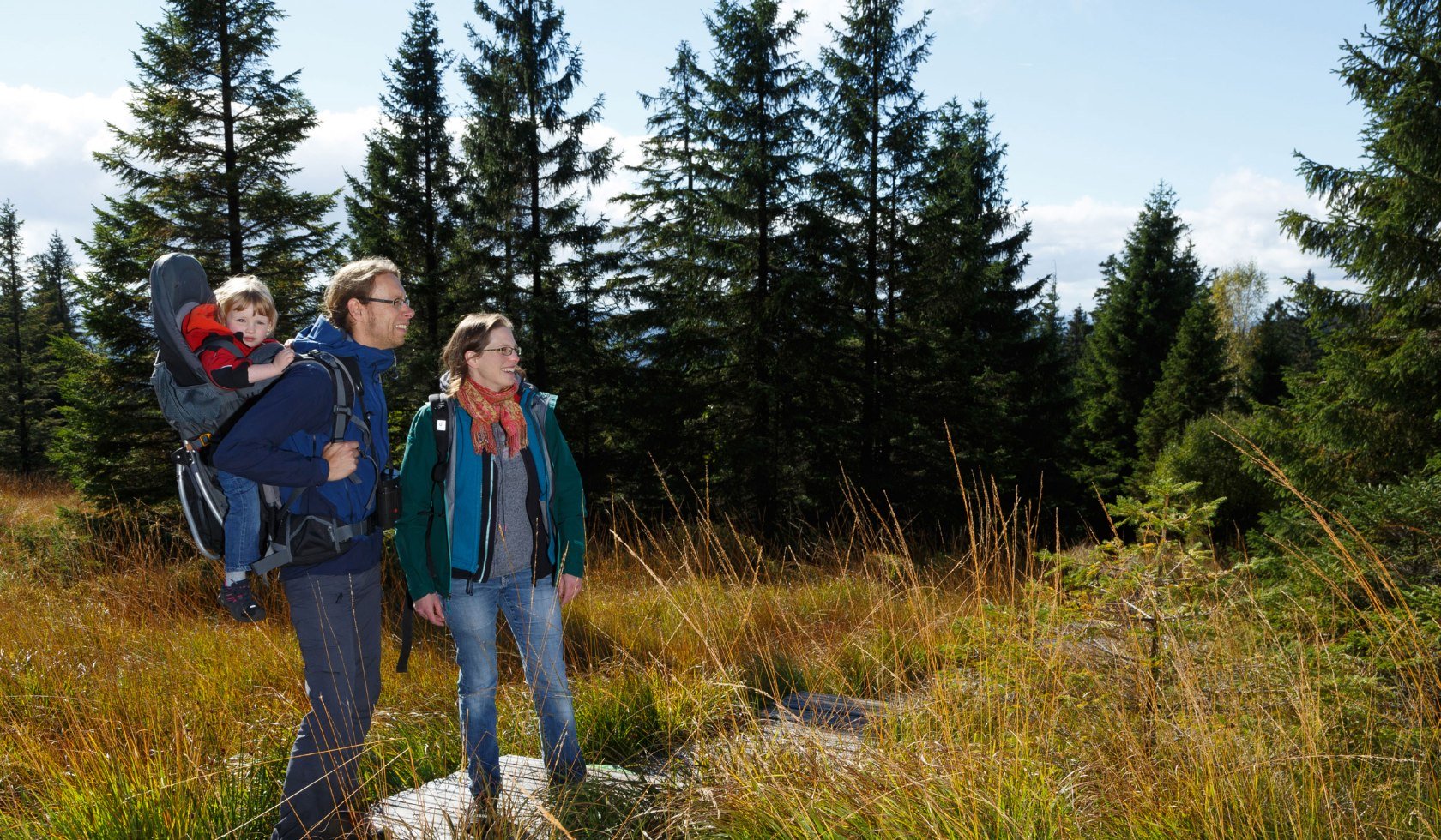 Bezoeker op Hohenkamm, © Nationalpark Harz / Foto Lindenberg