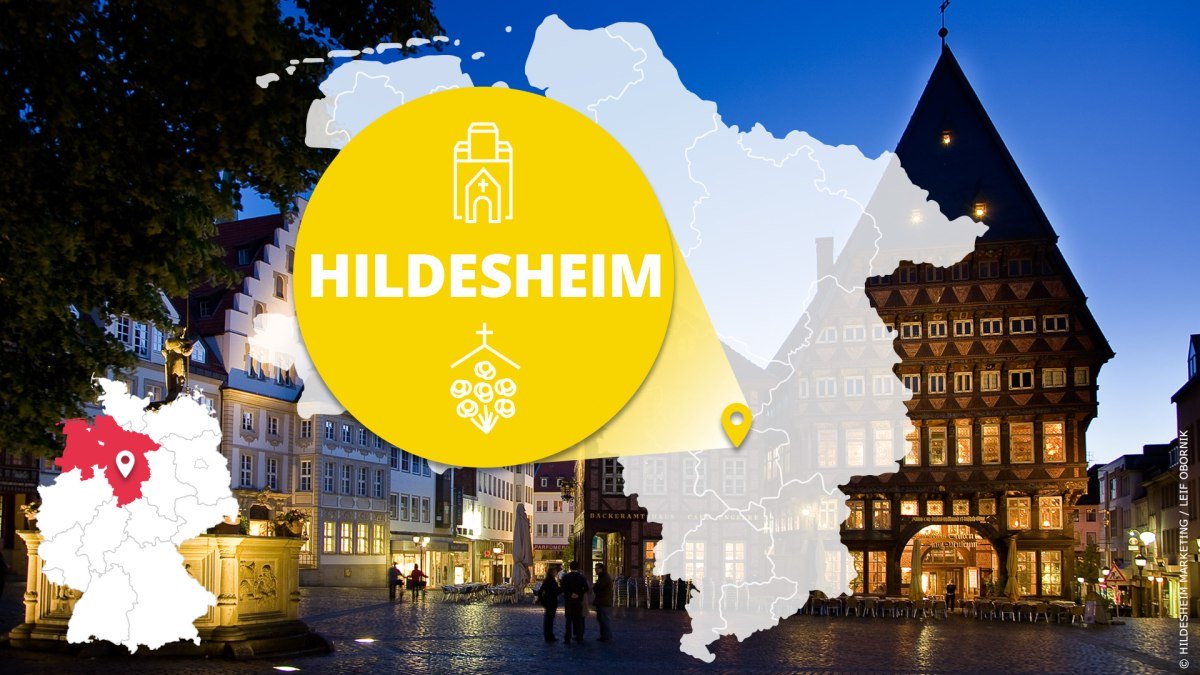 Kaart Hildesheim