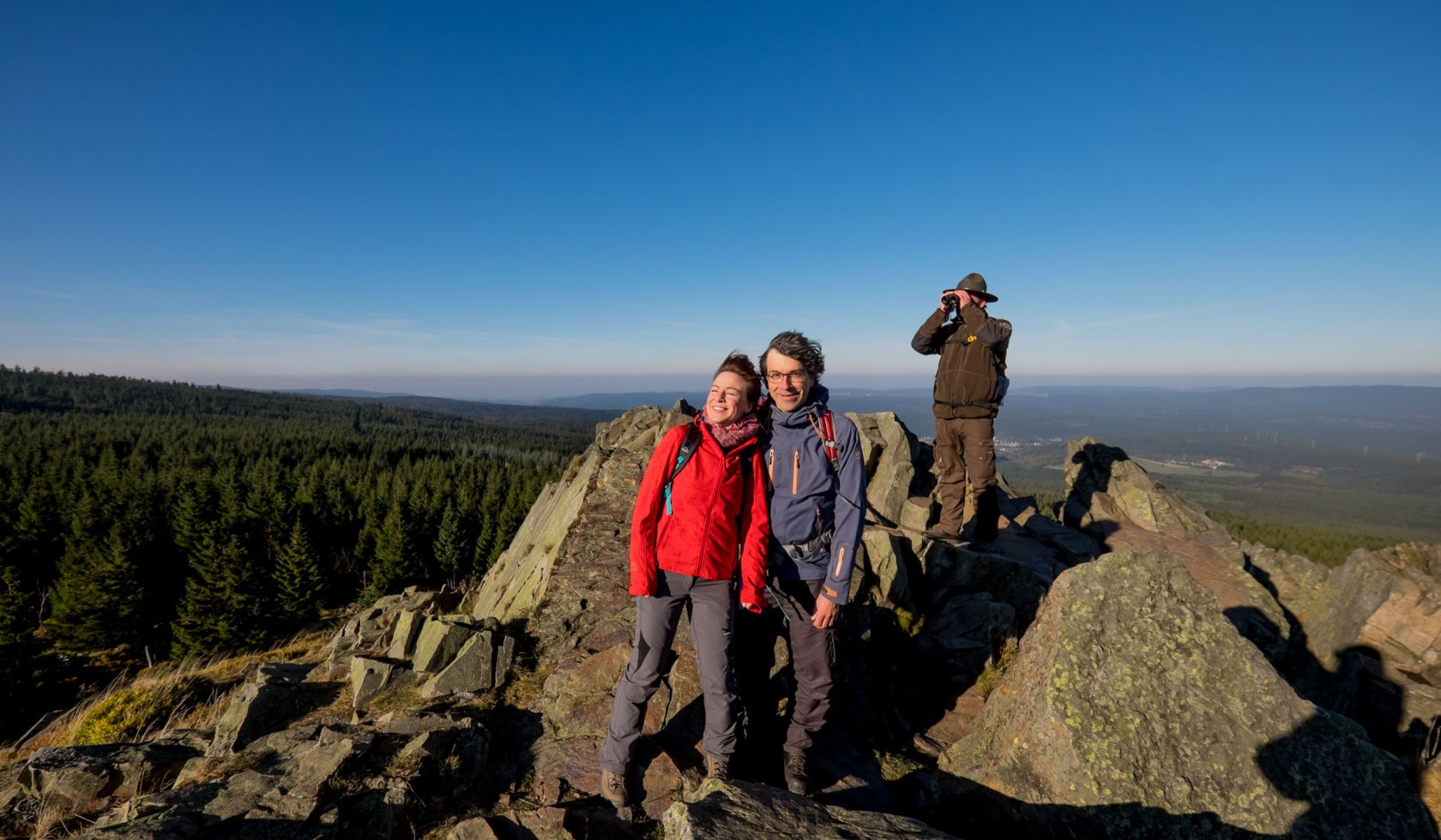 Ranger leiderschap Wolf wachten, © Nationalpark Harz / dietrichkuehne.com