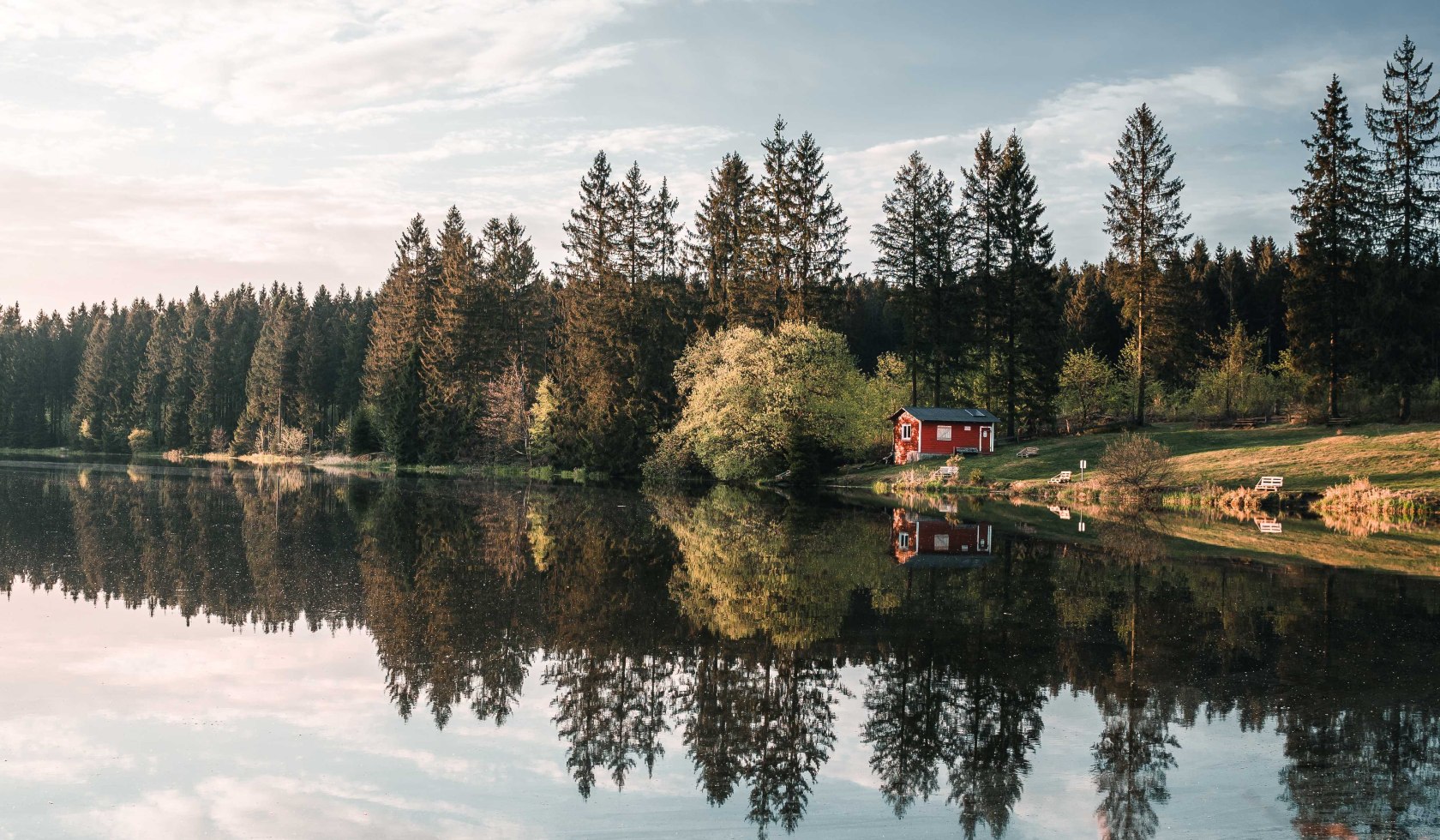 Geitenbergdam i Harzen, © TourismusMarketing Niedersachsen Gmbh / Tim Küster