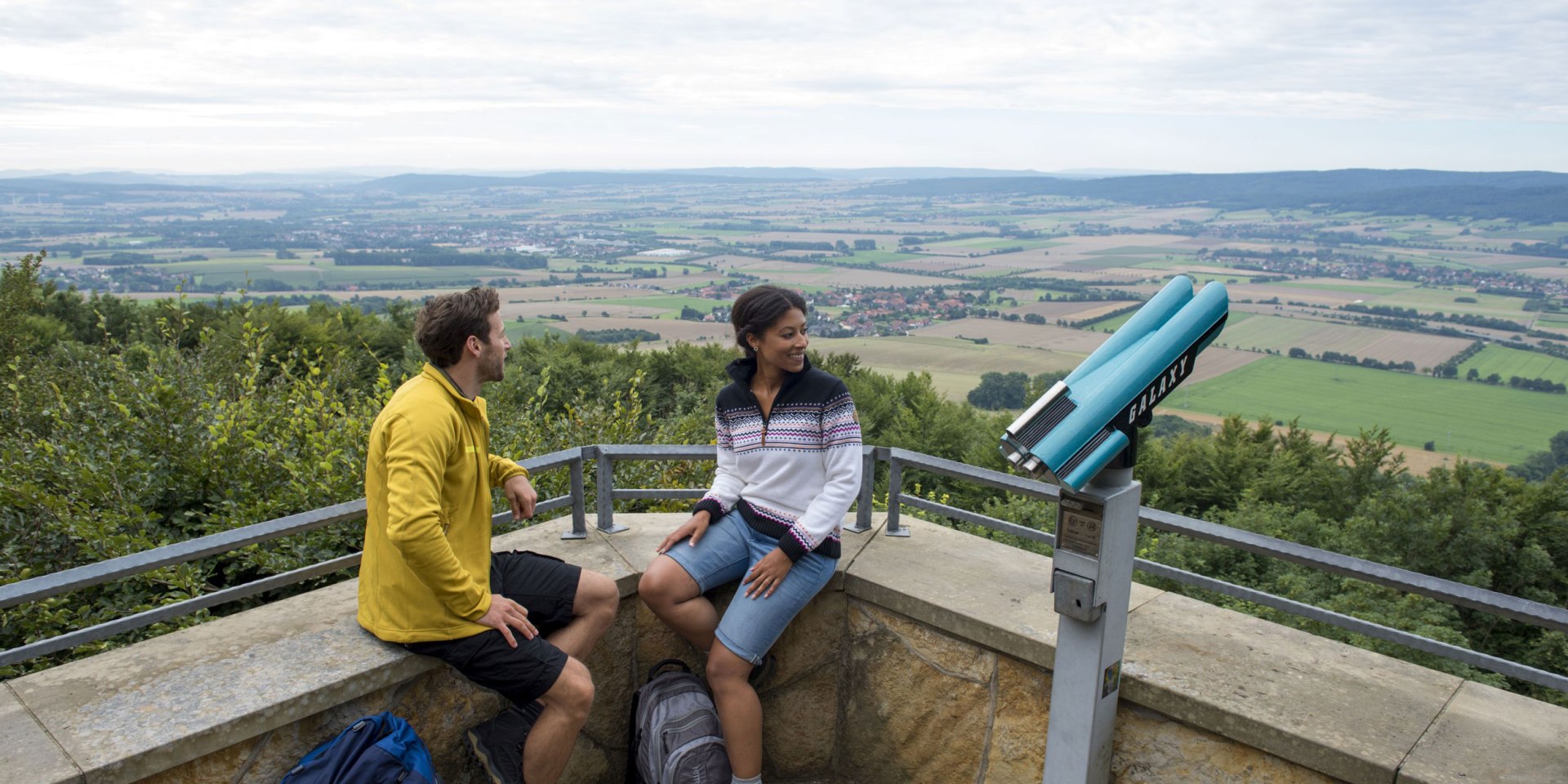 Uitzicht op de Paschenburg NL, © Touristikzentrum Westliches Weserbergland / Jens König