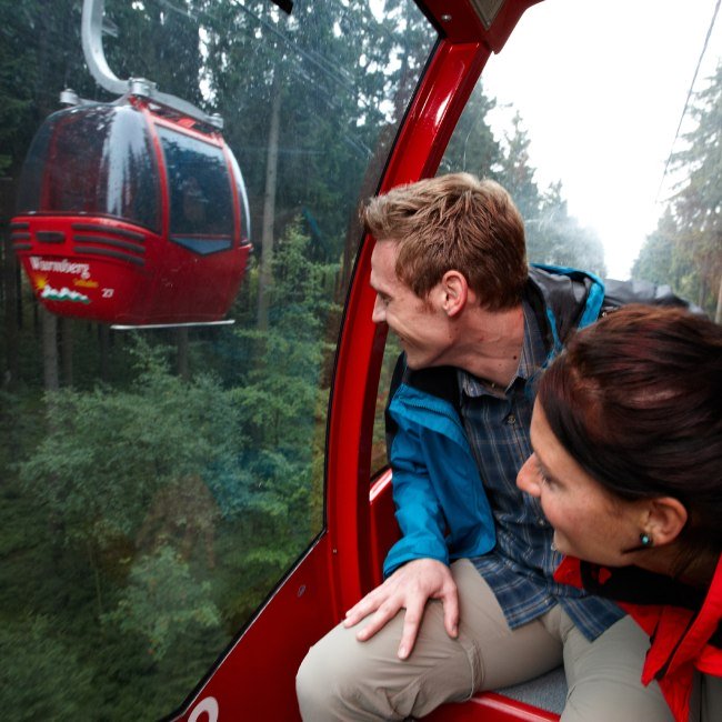 Koppels in de kabelbaan, © Harzer Tourismusverband/ Marcus Gloger