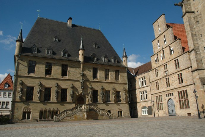 Stadhuis waar de Vrede van Westfalen werd ondertekend, © Osnabrück-Marketing und Tourismus GmbH / Finke-Ennen