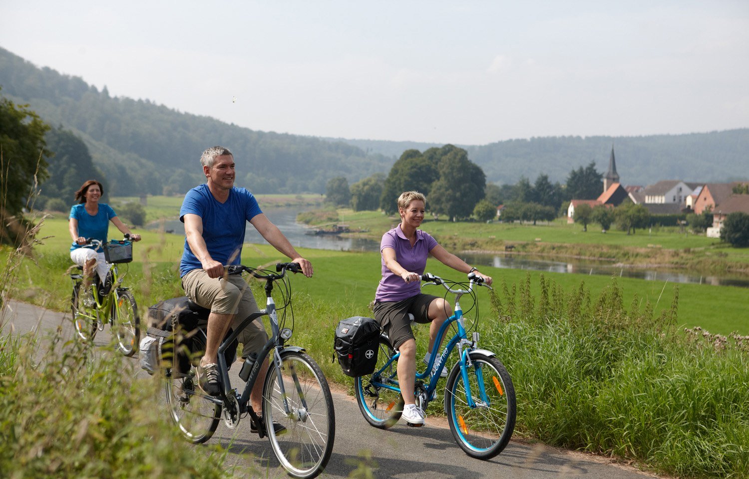 Weser-Radweg, © Weserbergland Tourismus e.V / M. Gloger