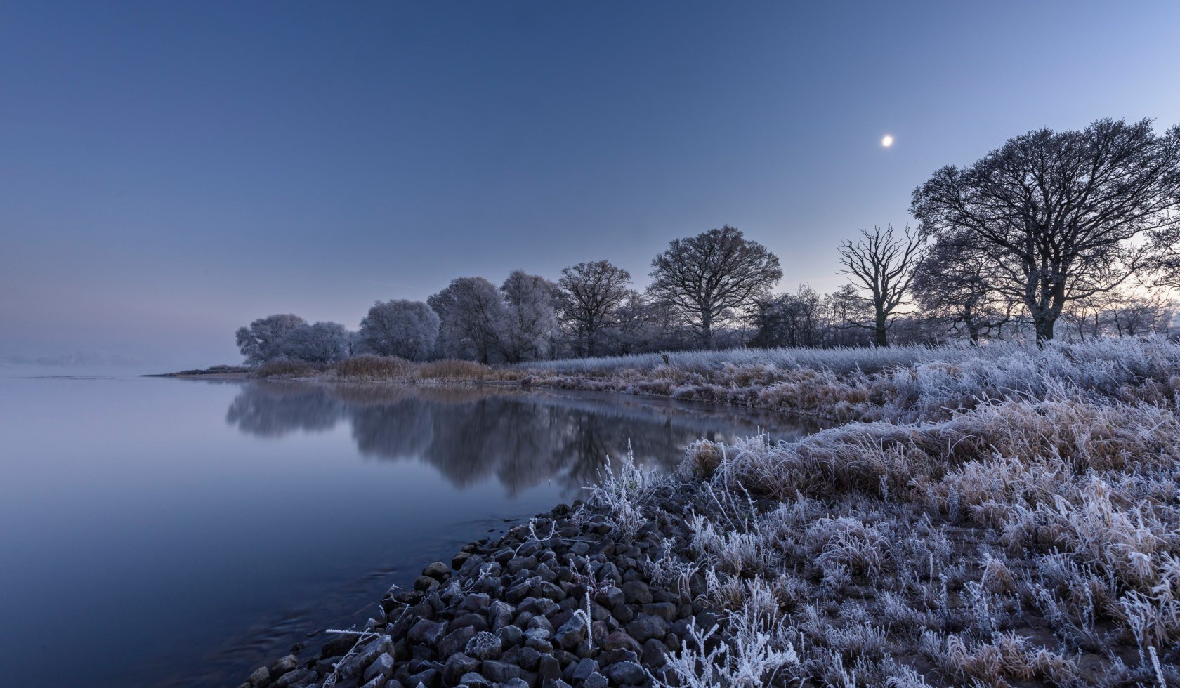 Elbtalaue bei Frost, © TourismusMarketing Niedersachsen GmbH / Dieter Damschen