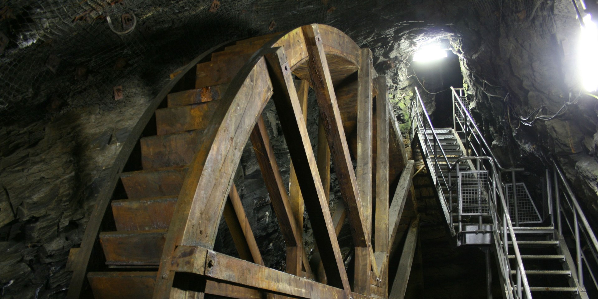 Kunstwiel in de Roeder-tunnel, © Sammlung Weltkulturerbe Rammelsberg, Goslar