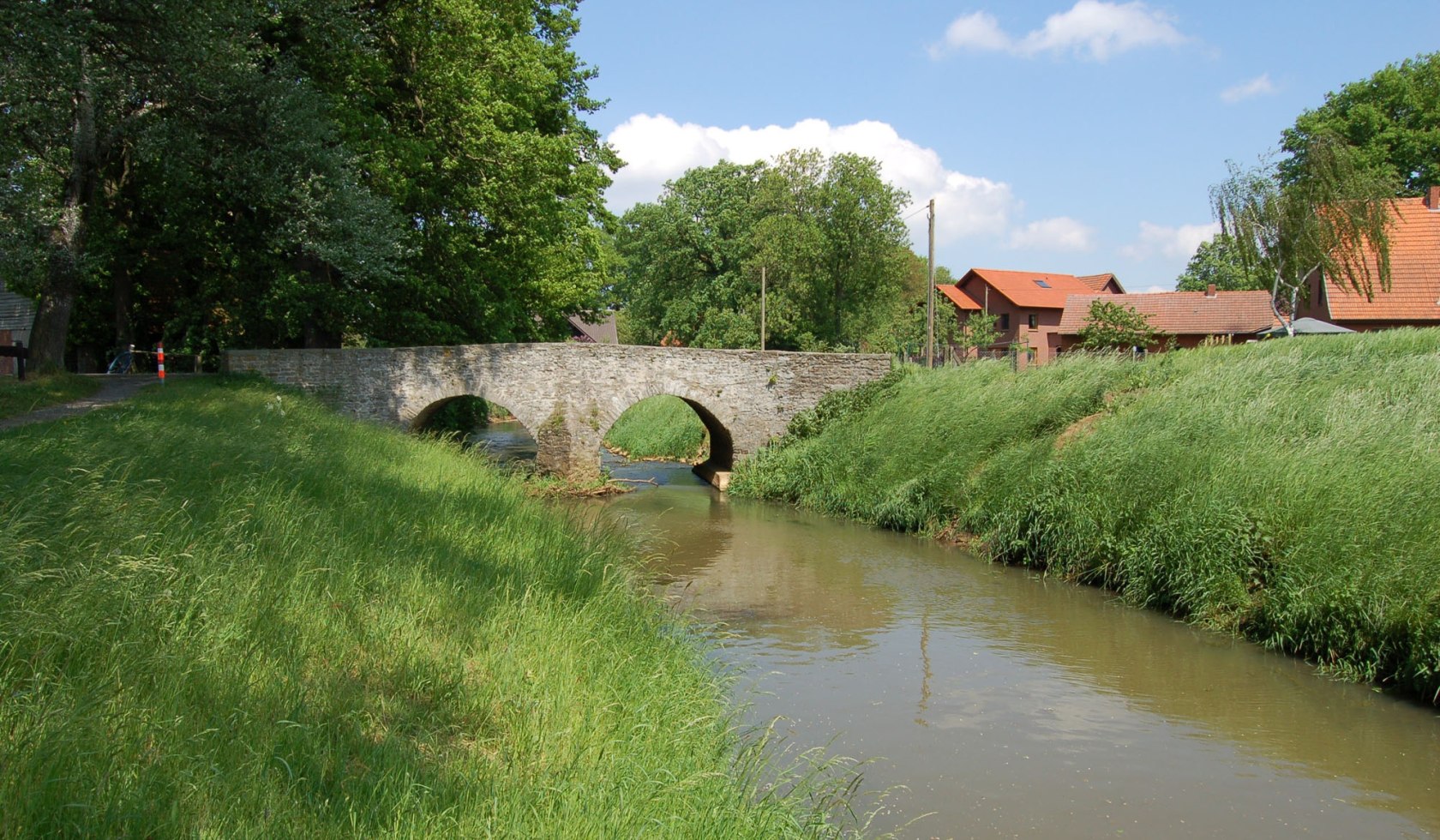 Brückenradweg - Römerbrücke, © Tourismusverband Osnabrücker Land e.V.