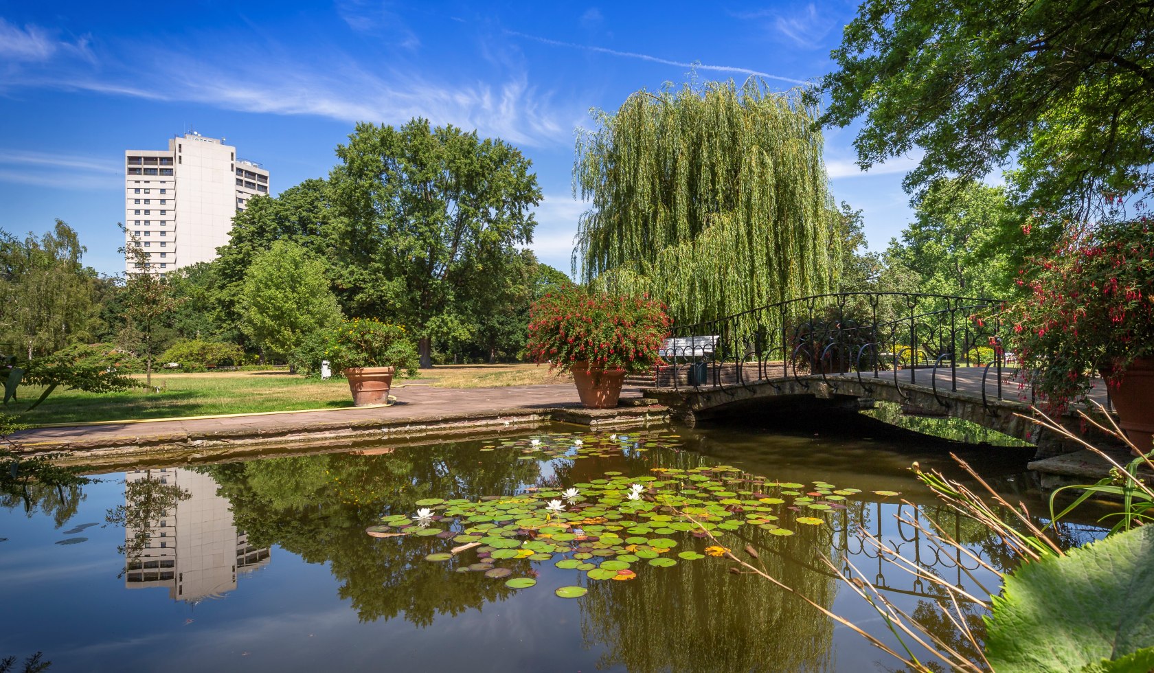 Vijver in Hannover City Park, © Lars Gerhardts