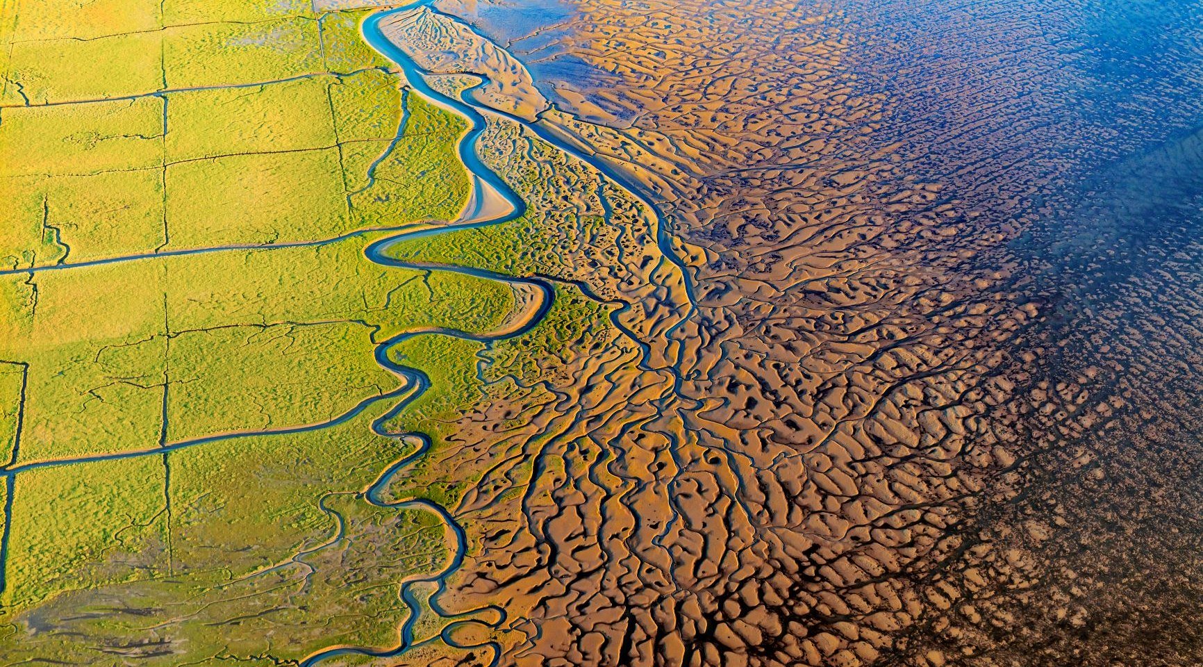 Waddenzee Wereldnatuurerfgoed Luchtvaart, © Martin Elsen