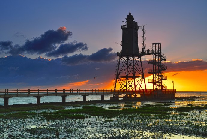 vuurtoren Obereversand, © Pixabay, Wolfgang Stemme